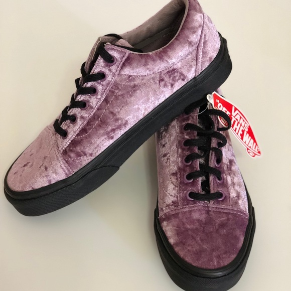 Vans Old Skool Velvet Purple Sea Fog/Black Gum - Picture 5 of 8